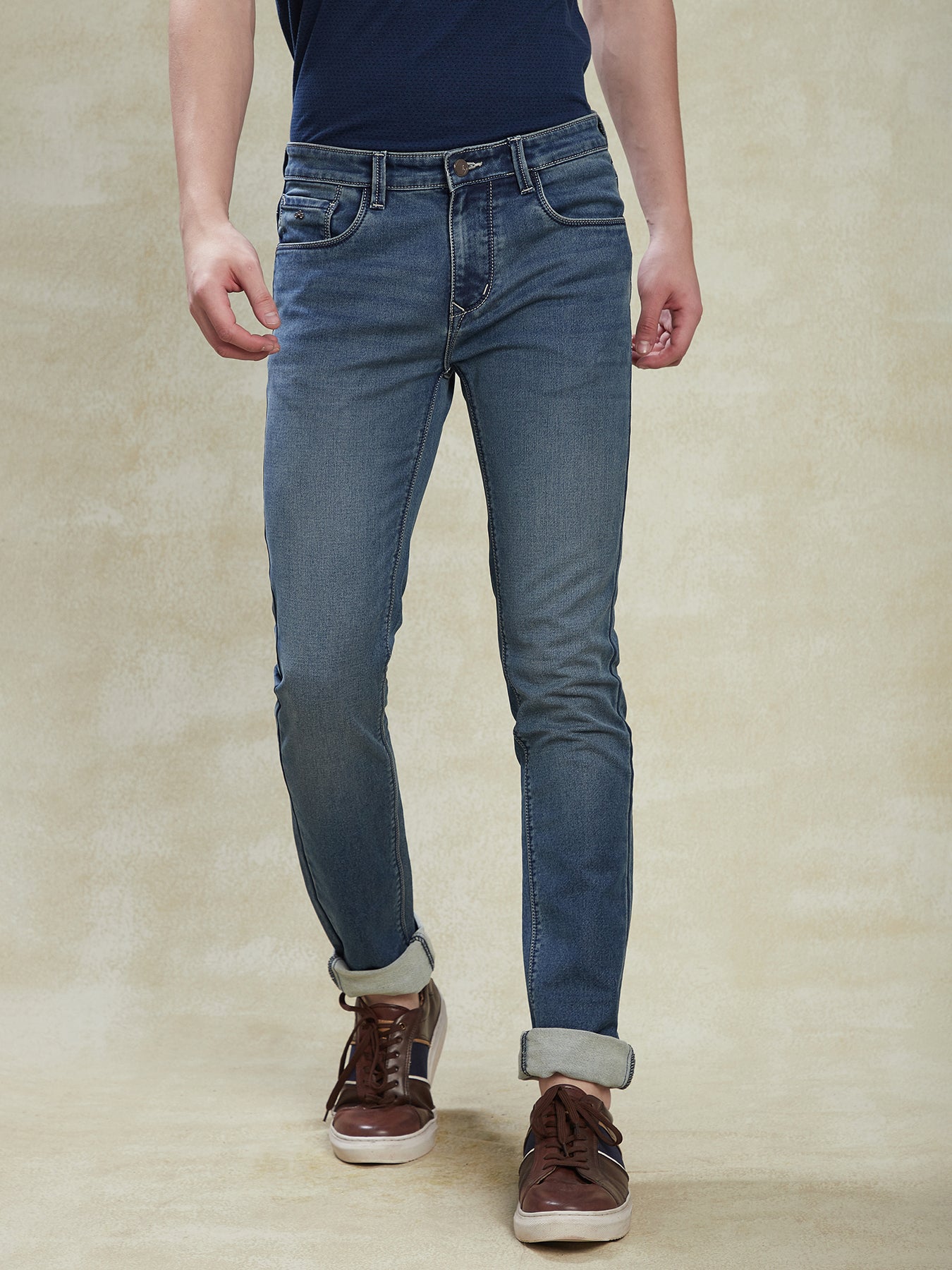 cotton-stretch-blue-narrow-fit-flat-front-casual-mens-jeans