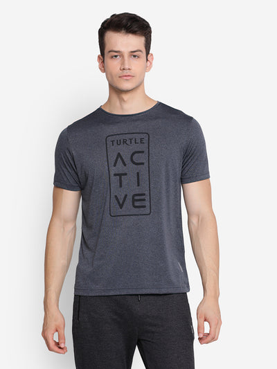 Black Crew T-Shirt for Men