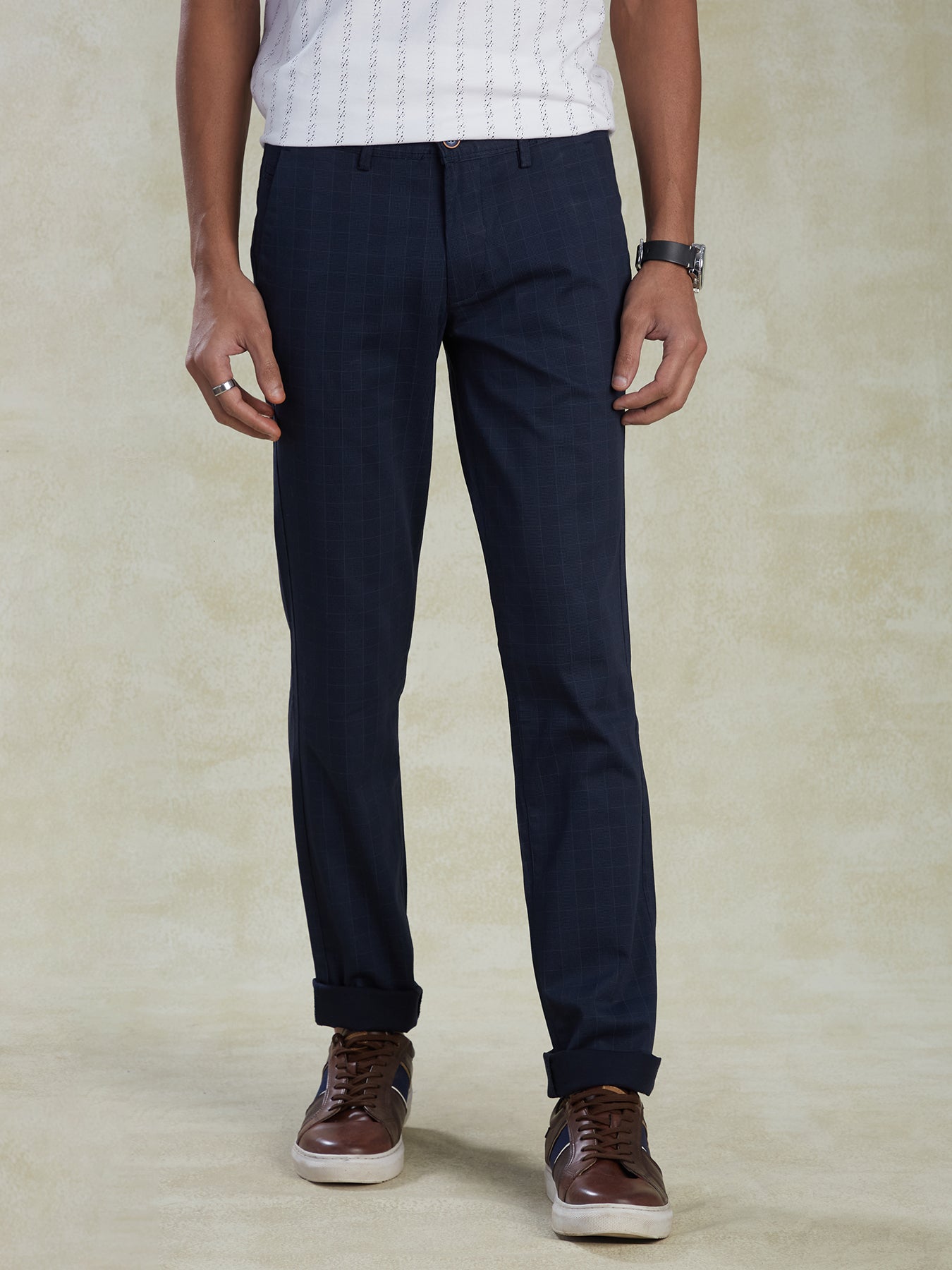 cotton-stretch-navy-blue-ultra-slim-fit-flat-front-casual-mens-trouser