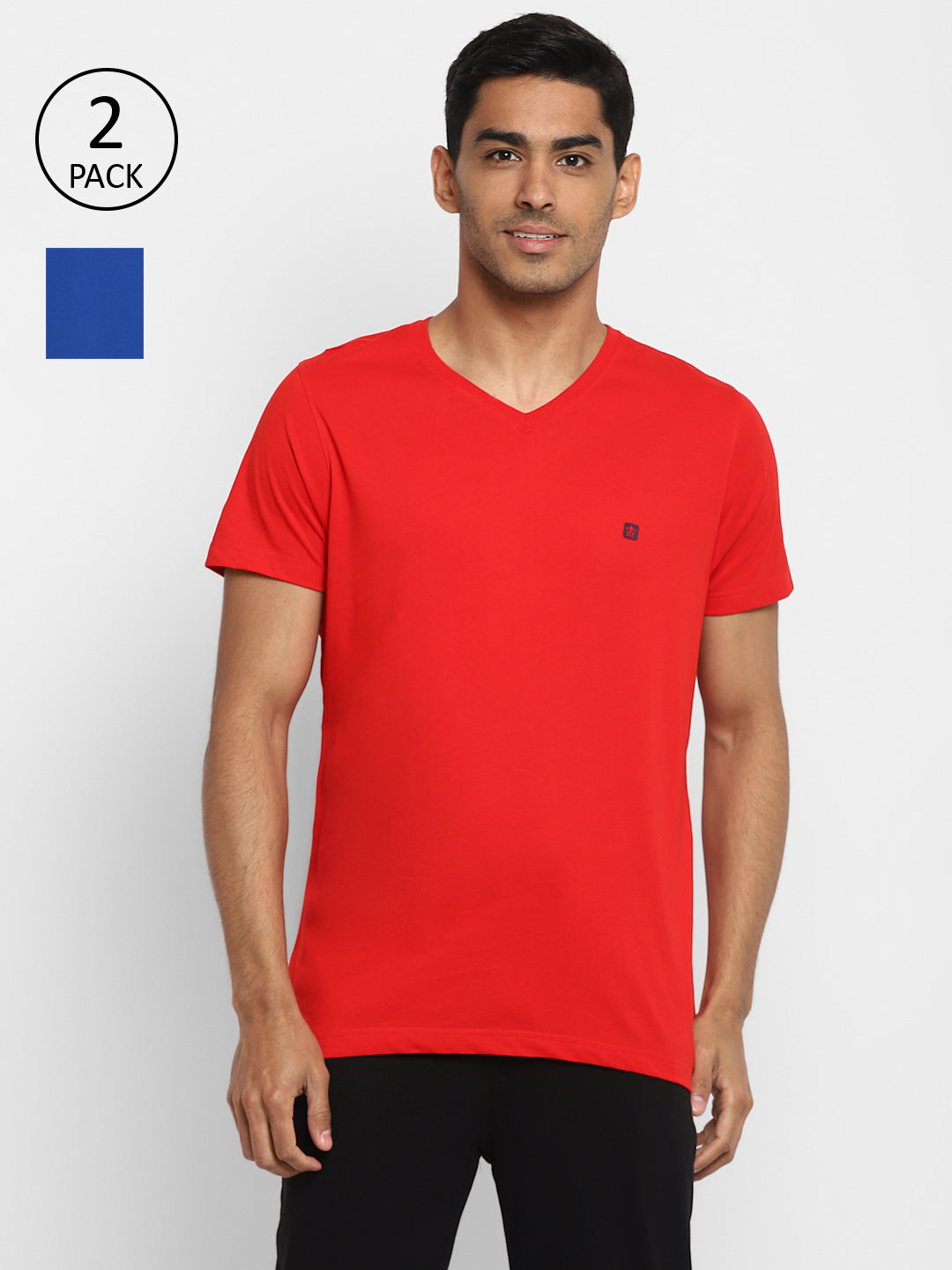 SOLID V-NECK T-SHIRT