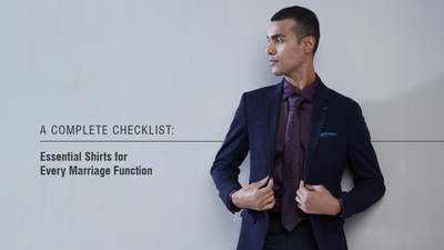 A Complete Checklist: Essential Shirts for Every Marriage Function