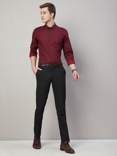 London Formal Black Shirt - Non Iron Slim Fit – camixa.com