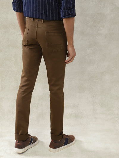 Brown Narrow Fit Jeans