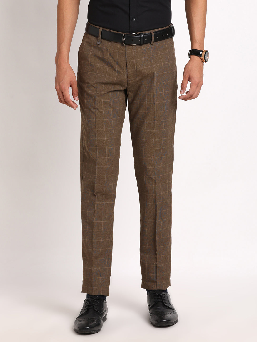 Buy Mchenry Men Grey Solid Poly Viscose Regular Fit Formal Trousers Online  at Best Prices in India - JioMart.