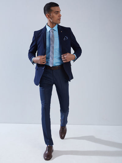 100% Cotton Light Blue SLIM FIT Full Sleeve Formal Mens Shirts
