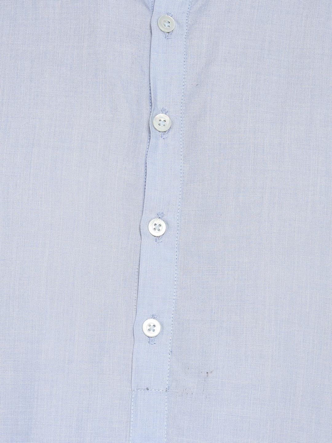 100% Cotton Sky Blue Plain Slim Fit Full Sleeve Formal Shirt