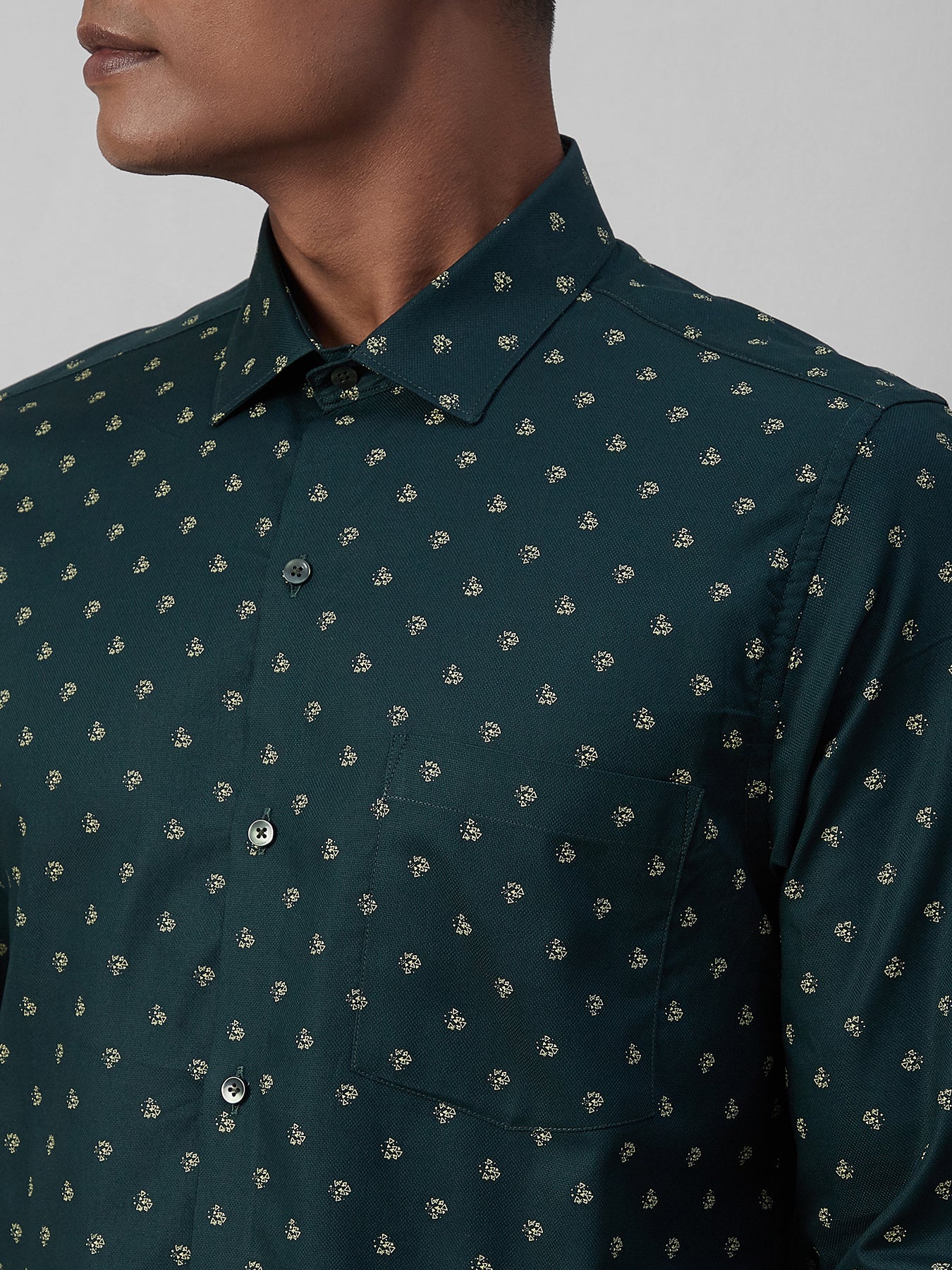 formal-green-men's-cotton-shirt---fashion-collection