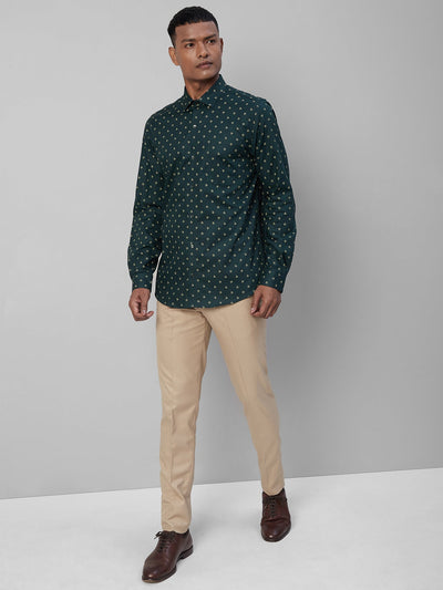 formal-green-men's-cotton-shirt---fashion-collection