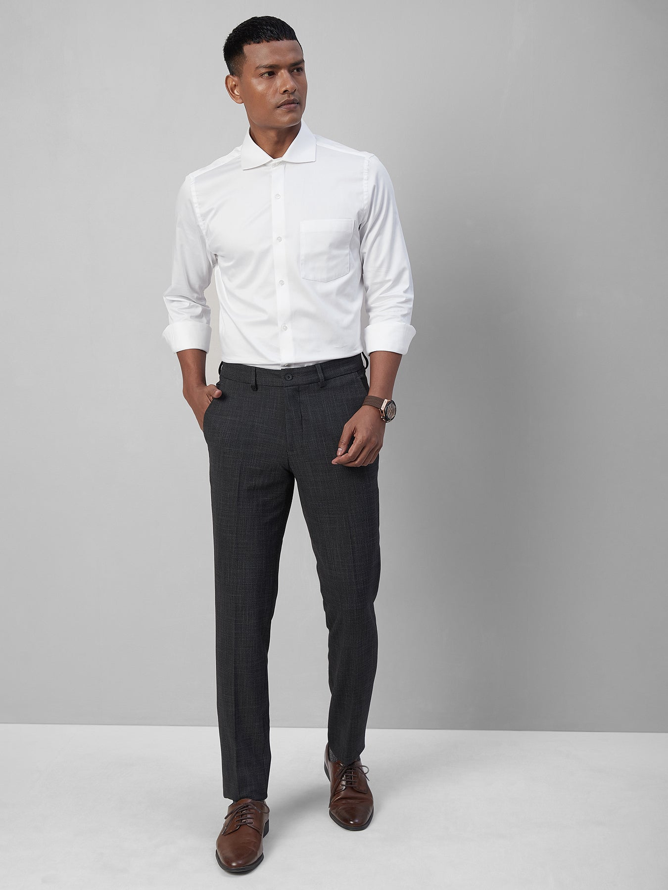MyRunway | Shop Mango Medium Grey Brasilia Check Suit Trousers for Men from  MyRunway.co.za