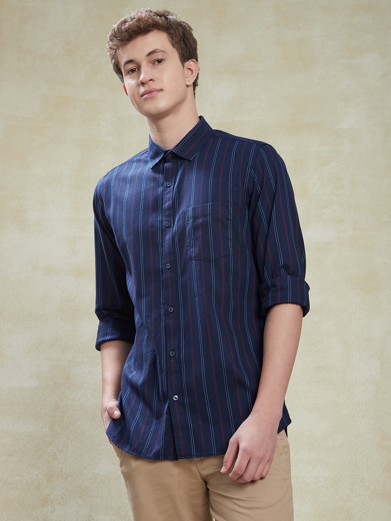 100%-cotton-navy-blue-slim-fit-full-sleeve-casual-mens-shirts