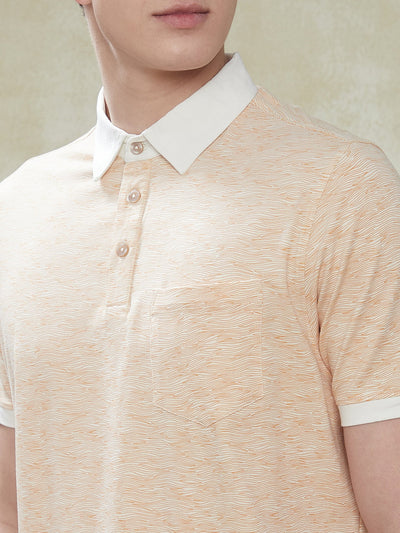 cotton-stretch-orange-polo-half-sleeve-casual-mens-t-shirt
