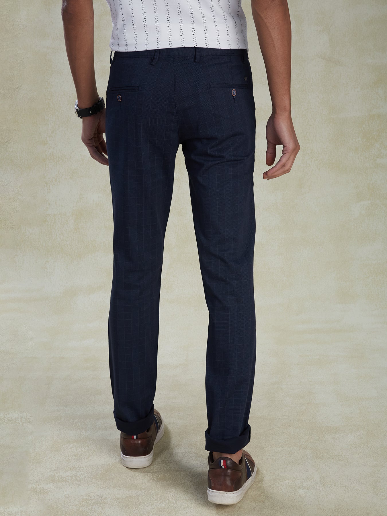 cotton-stretch-navy-blue-ultra-slim-fit-flat-front-casual-mens-trouser