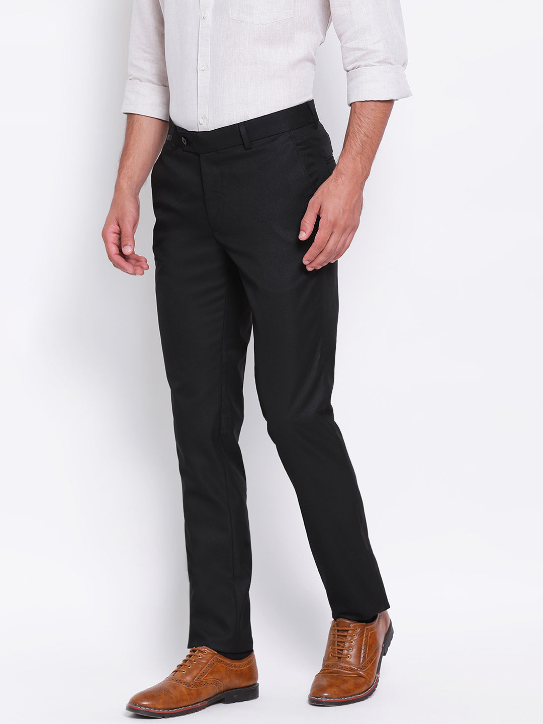 Men's Designer Cotton Fashions Stripe Formal Wedding Dress Suit Pants Man  Stripe Business Casual Pants Trousers