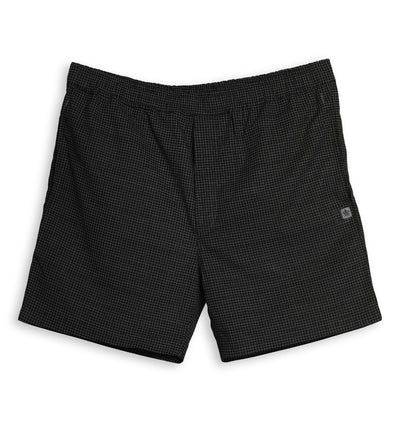 Black Check & Maroon Print Cotton Boxers For Men (Pack of 2)