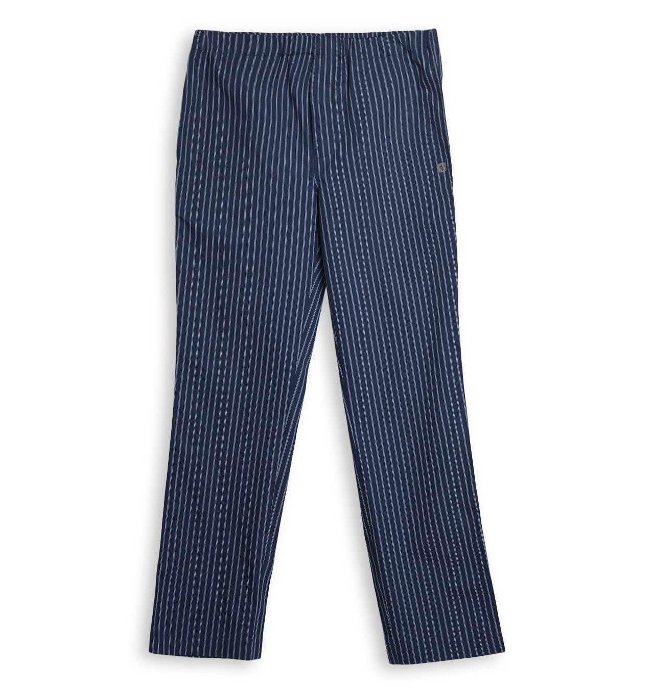 Navy Print Regular Fit Cotton Pyjama For Men
