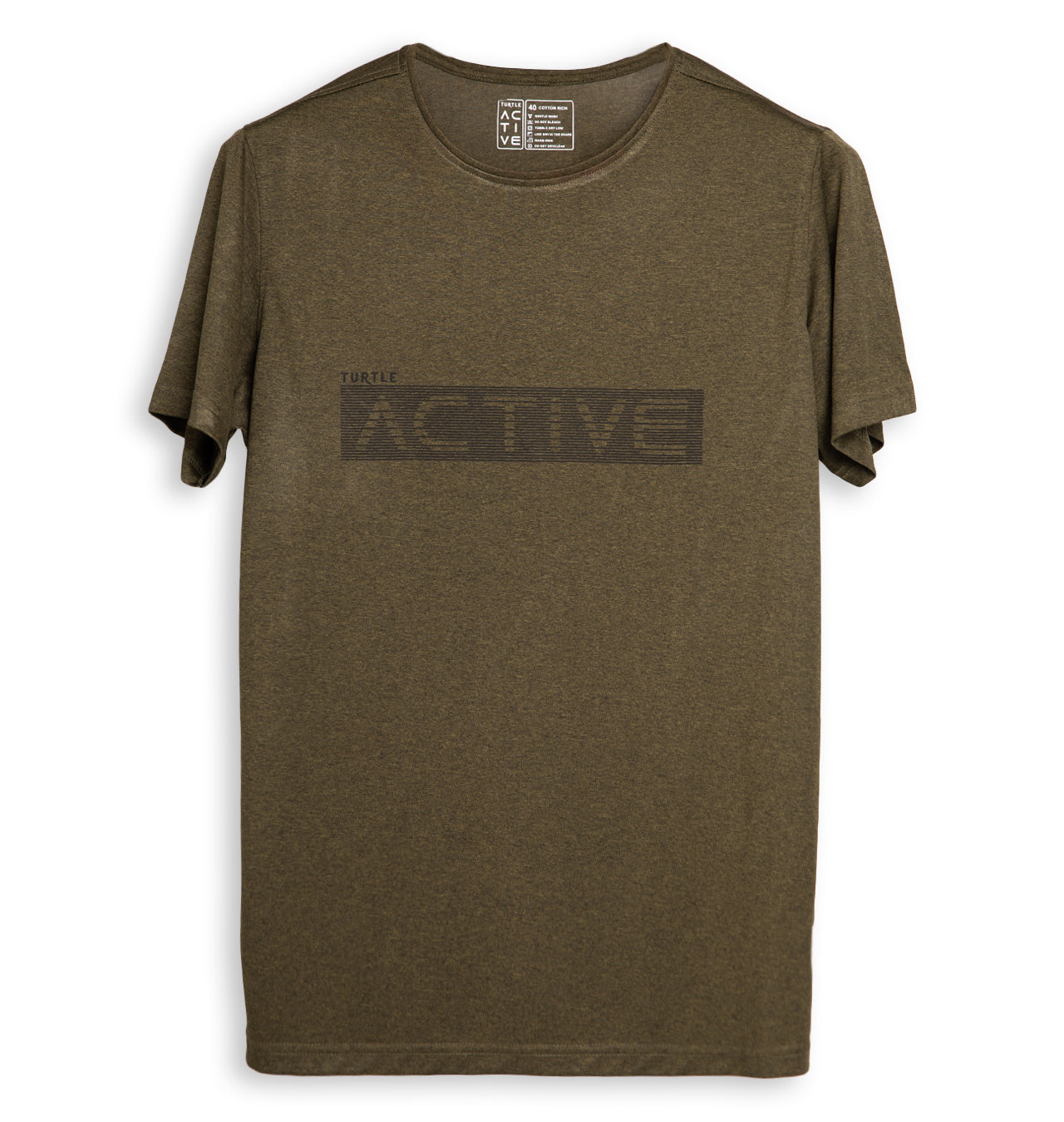 Olive Crew T-Shirt for Men