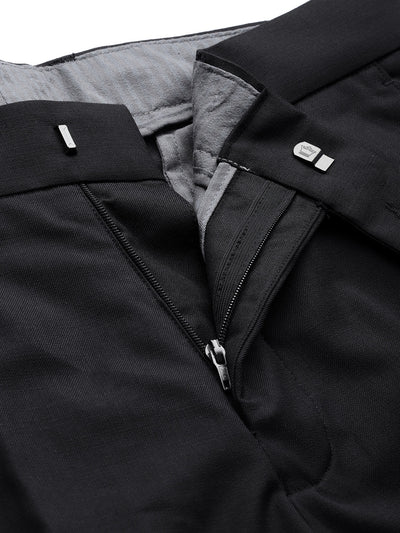 Black Solid Ultra Slim Fit Trouser