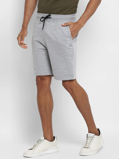 Grey Melange Shorts