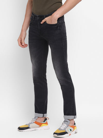 Dark Grey Narrow Fit Jeans