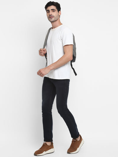 Navy Blue Narrow Fit Jeans
