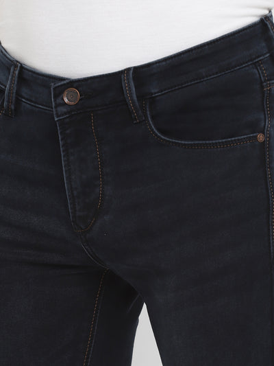 Navy Blue Narrow Fit Jeans