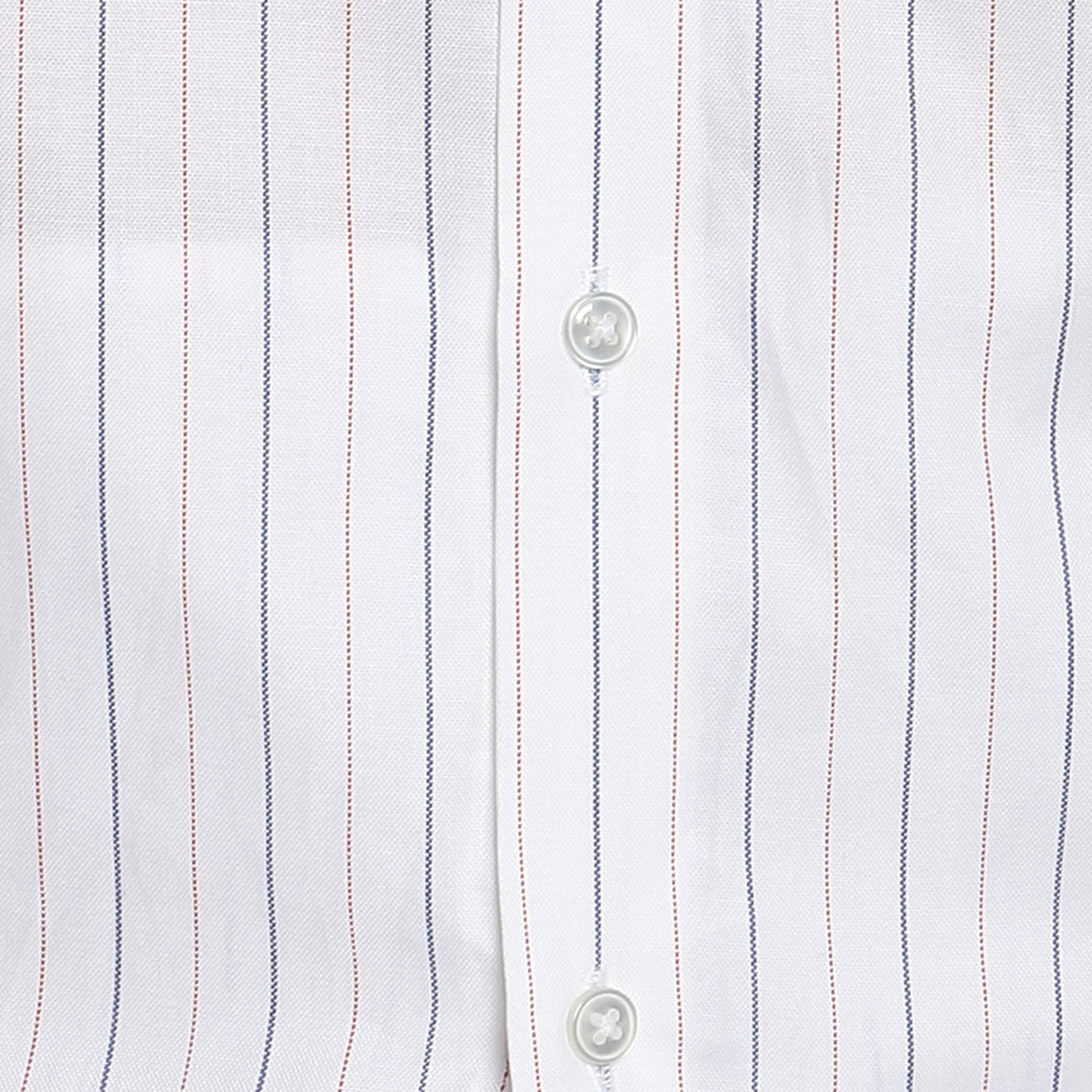 White Cotton Striped Slim Fit Shirts