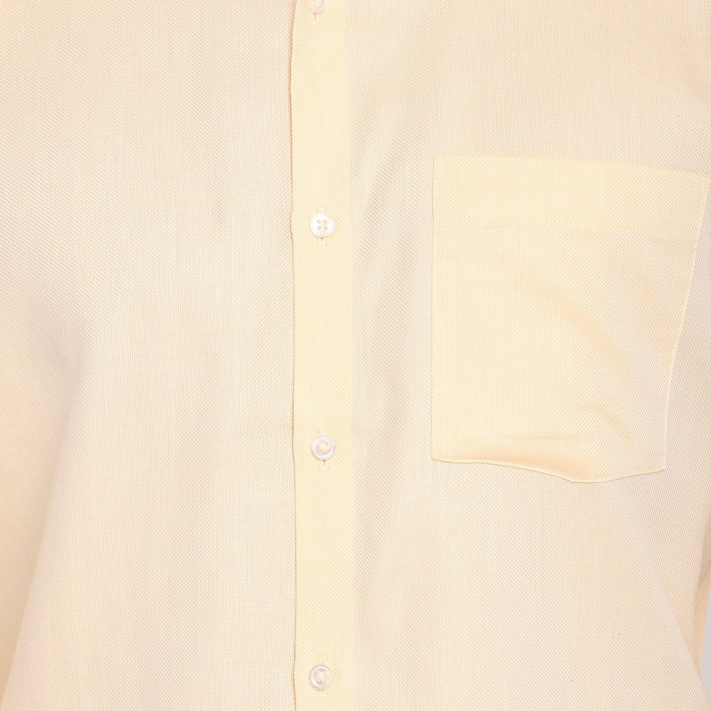Beige Cotton Self Design Slim Fit Shirts