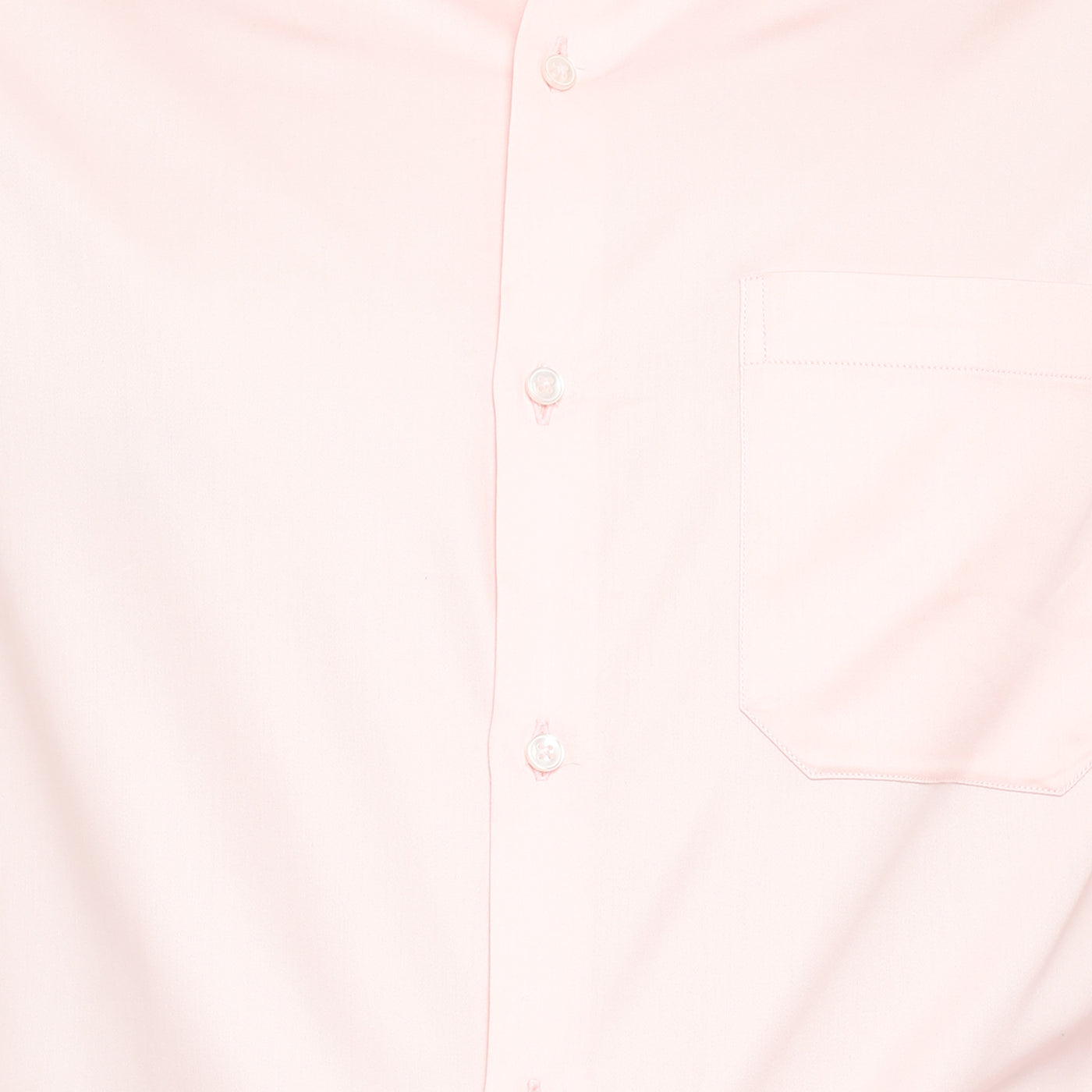 Pink Cotton Blend Solid Slim Fit Shirt