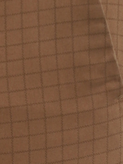 Khaki Checked Ultra Slim Fit Trouser