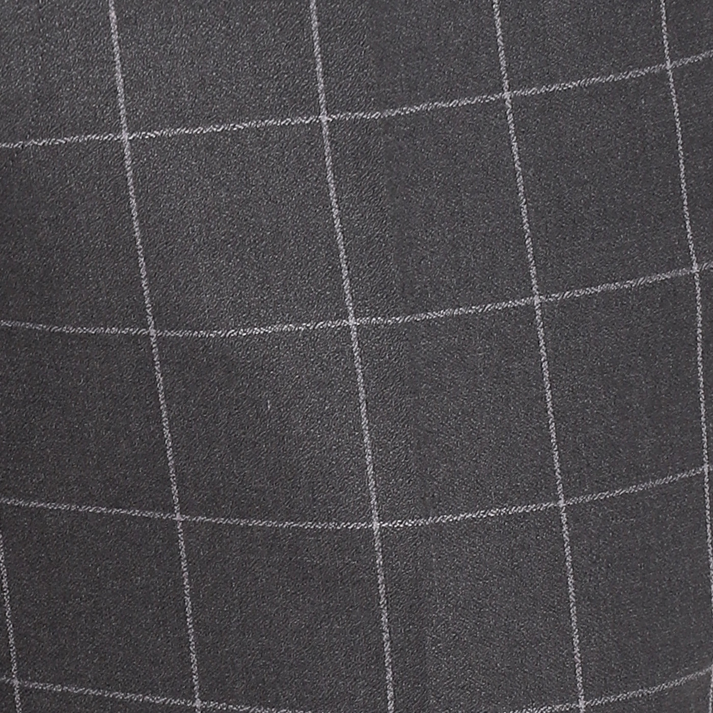 Grey Checked Slim Fit Trouser